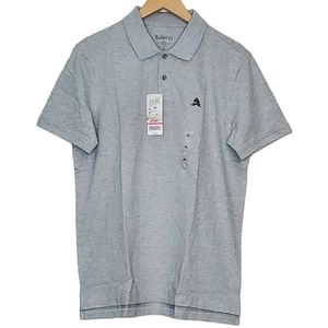 Baleno Mens Gray Short Sleeve Polo Shirt Size XL